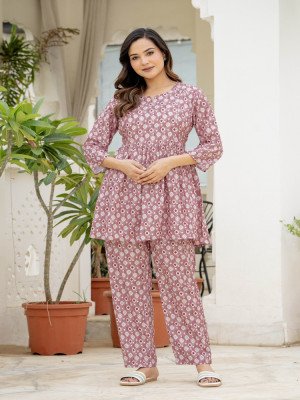 Brown Maternity kurta sets for women